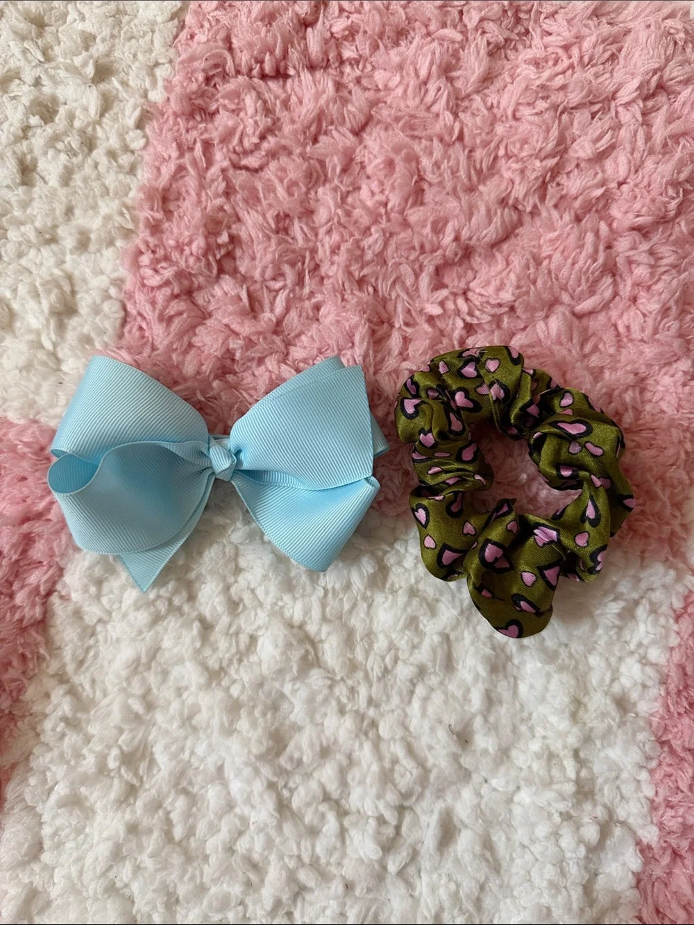 Girls Grosgrain Hair Bow Clip Set - Multi Color